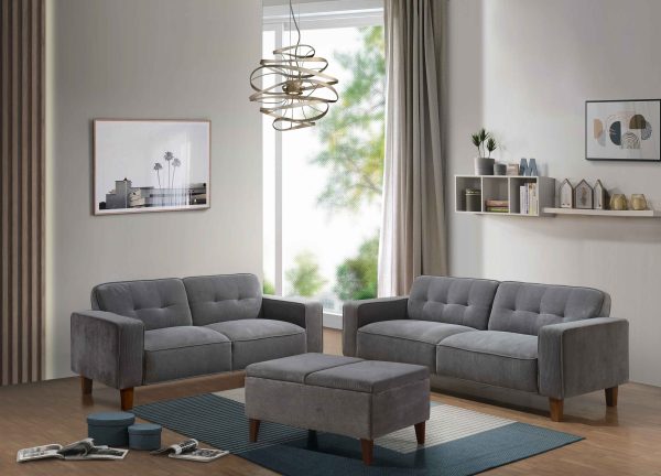 Sofa IT 3088 FC 32 Seater – Fabric Julian Grey