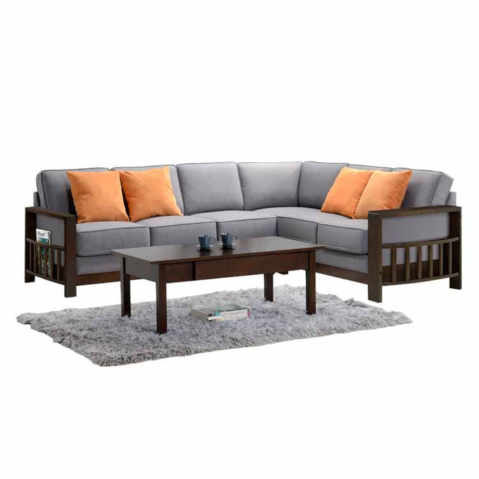 Sofa Sudut Kain IT 1619 - Japlo Grey