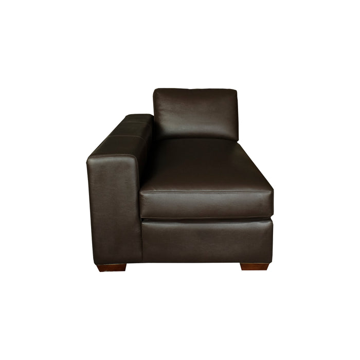 Sofa Sudut IT-1690 Left – PU Rama Dark Brown