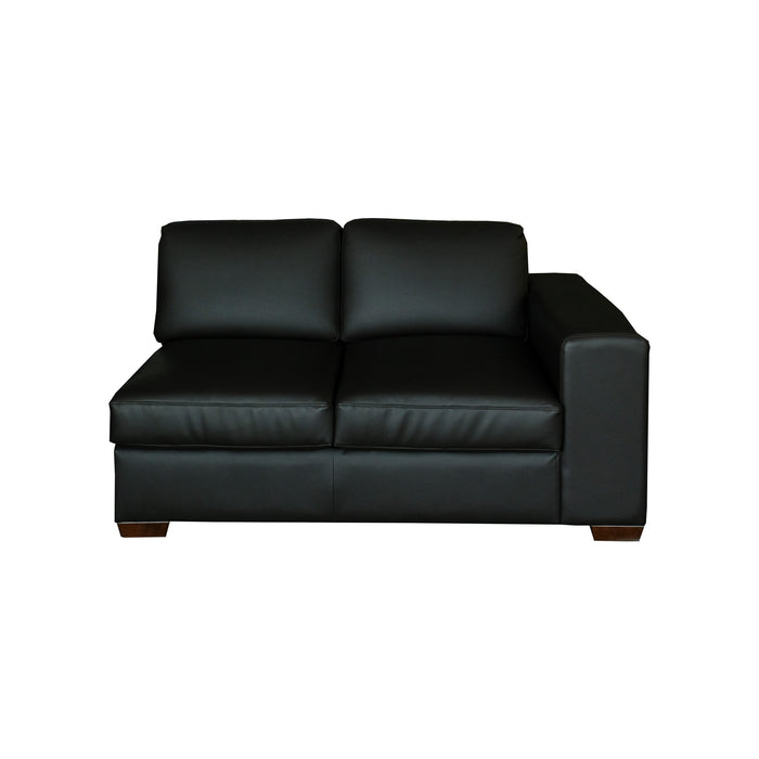 Sofa Sudut IT-1690 Left – PU Rama Dark Brown