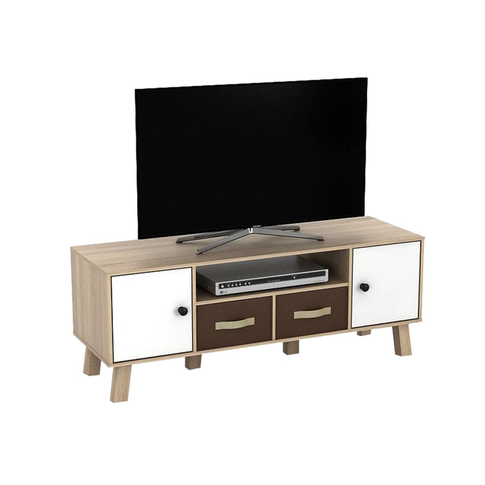 Rak TV Arnor 120 Sonoma Oak – White