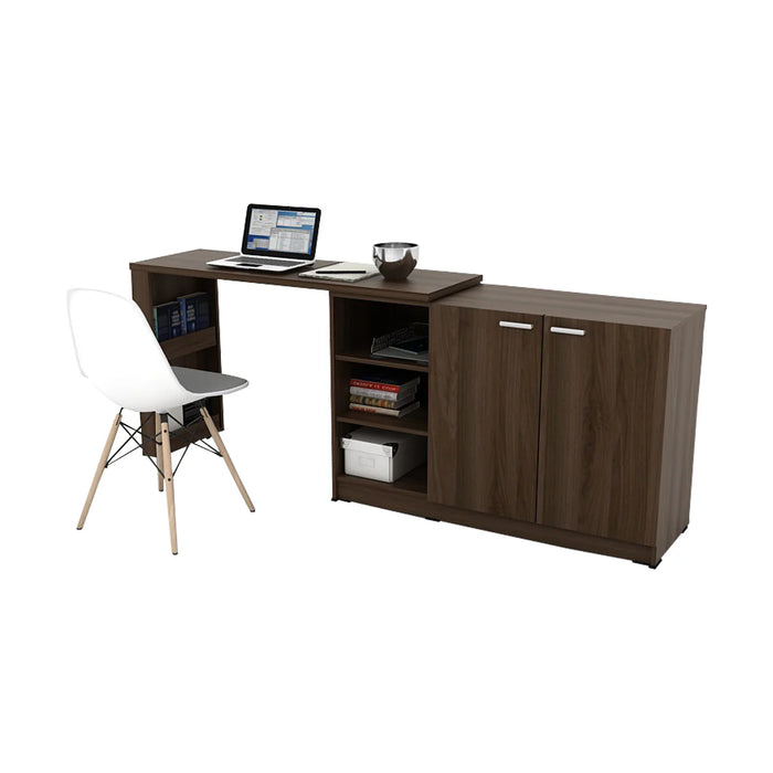 Kabinet Multifungsi Spencer – Brown Walnut