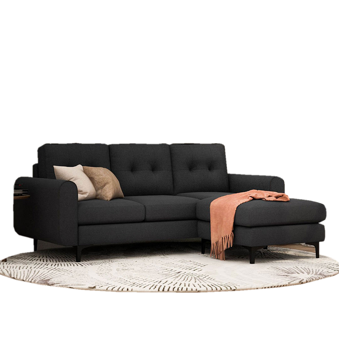Sofa Corner Gento SFC - Grey Black