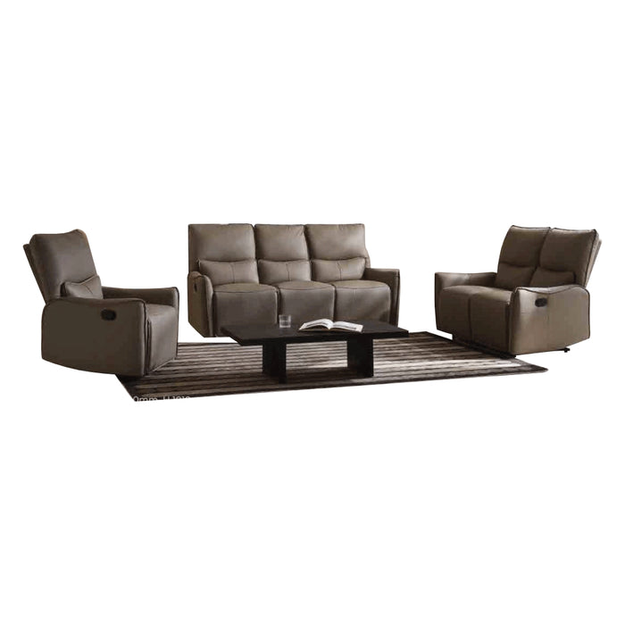 Sofa Half Leather  Ruth  3RR+2RR+1R - #622 Fango