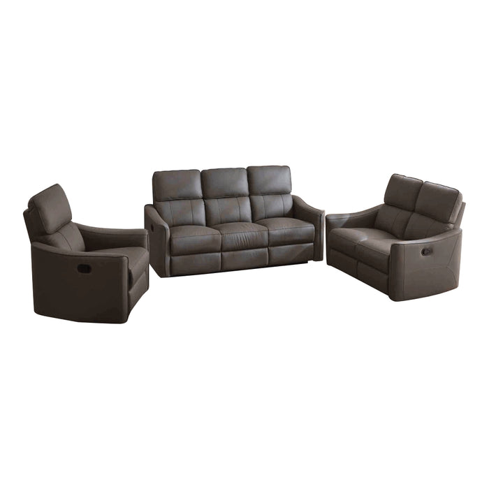 Sofa Half Leather  Saigon 3RR+2RR+1R - #651 Grey